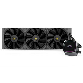 【エントリーで最大全額ポイント還元｜7/18迄】 PCCOOLER｜ピーシークーラー 水冷CPUクーラー 120mmファンx3 [LGA115X/1200/1700/1851/20XX・AM3/AM4/AM5] ブラック DE360-BK