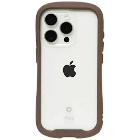 HAMEE｜ハミィ ［iPhone 15 Pro（6.1インチ）専用］iFace Reflection強化ガラスクリアケース iFace ブラウン 41-959190