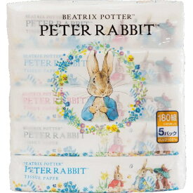 マスコー製紙｜MASUKOH PETER RABBIT ソフトパックティッシュ180組×5個パック