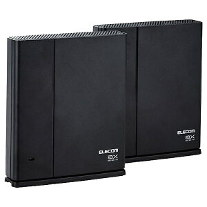 ELECOMbGR Wi-FibV[^[ 1201+574Mbps e@+p@Zbg(EasyMeshΉ) ubN WMC-2LX2-B [Wi-Fi 6(ax) /IPv6Ή]