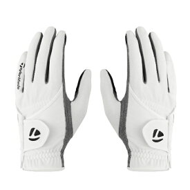テーラーメイドゴルフ｜Taylor Made Golf 【メンズ 両手用】ゴルフグローブ 23ウォームフィットグローブ(25-26cm(L)/ホワイト) DW-TL172【返品交換不可】