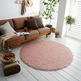 スミノエ｜SUMINOE Mフレールシャギー　正円100×100cm ピンク【サイズオーダー可能】