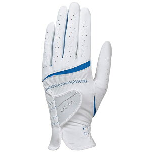 【エントリーで最大全額ポイント還元|11/5迄】 ダンロップ ゼクシオ|DUNLOP XXIO 【レディース 左手着用(右利き用)】ゴルフグローブ(18cm/ホワイトブルー)GGG-X022W【返品交換不可】