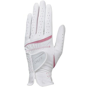 ダンロップ ゼクシオ|DUNLOP XXIO 【レディース 左手着用(右利き用)】ゴルフグローブ(20cm/ホワイトピンク)GGG-X022W【返品交換不可】