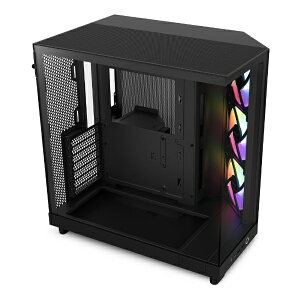 NZXTbGk[bgGbNXeB[ PCP[X [ATX /Micro ATX /Mini-ITX] H6 Flow RGB ubN CC-H61FB-R1