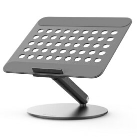 【エントリー2倍｜対象ユーザー限定 12/15まで】 ADAM elements｜アダムエレメンツ ノートパソコン / タブレットPCスタンド [MacBook対応] 回転・折りたたみスタンド Mac 360 グレー AACADM360GY