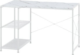 不二貿易｜Fuji Boeki 左右組み換えコーナーデスク ルカ ストーン 大理石 73616