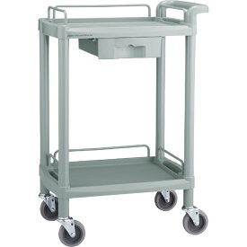 【エントリーで最大2万ポイント当たる｜11/18迄】 マツヨシ｜Matsuyoshi クラシックカート（押手付） 2段・引出付 Y-101GHL グレー