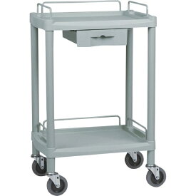 マツヨシ｜Matsuyoshi クラシックカート 2段・引出付（組立式） Y-101G グレー