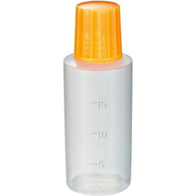 エムアイケミカル 点滴容器 ノーベル5号（未滅菌） 20cc（100本入） 白/オレンジ