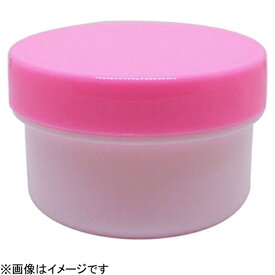 エムアイケミカル 軟膏容器プラ壷 N型 白（未滅菌）N-6号 130cc（30コ入） キャップ：ピンク