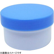 エムアイケミカル 軟膏容器プラ壷 白（未滅菌）A-6号 115cc（50コ入） キャップ：青