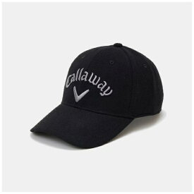 キャロウェイ｜Callaway メンズ フランネル キャップ(フリーサイズ/ブラック) C23291107【返品交換不可】