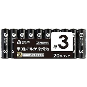 �y�܂Ƃߔ����ōő�10��OFF�N�[�|��(4/30�܂Łj�z ORIGINAL BASIC�b�I���W�i���x�[�V�b�N �P3�`�A���J�����d�r �V�������N�p�b�N LR6BKOBS20P [20�{ /�A���J��]