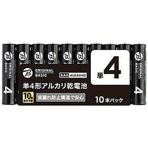 �y�܂Ƃߔ����ōő�10��OFF�N�[�|��(4/30�܂Łj�z ORIGINAL BASIC�b�I���W�i���x�[�V�b�N �P4�`�A���J�����d�r �V�������N�p�b�N LR03BKOBS10P [10�{ /�A���J��]