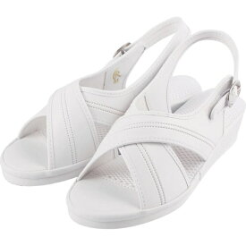 ファーストレイト｜First Rate メッシュ・クロスサンダル S（21.5-22.0cm） ホワイト FR-550