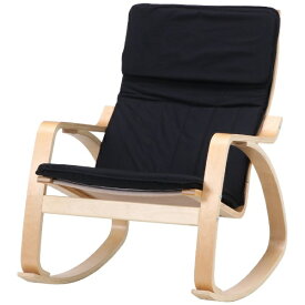 不二貿易｜Fuji Boeki リラックスチェアー スリム BK ロッキングタイプ 40815