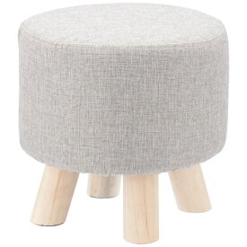 不二貿易｜Fuji Boeki ミニファブリックスツール ラウンドベージュ 16440