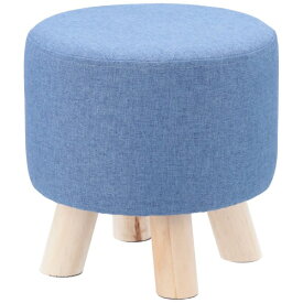 不二貿易｜Fuji Boeki ミニファブリックスツール ラウンドブルー 16442