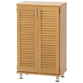 不二貿易｜Fuji Boeki ルーバーシューズボックス ナチュラル 96563