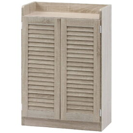 不二貿易｜Fuji Boeki ルーバーシューズボックス（オープントップ） ホワイトオーク 98994