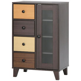 不二貿易｜Fuji Boeki ウッドグラデーション キャビネット 引出4杯 96300