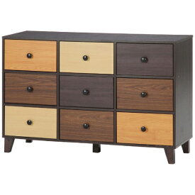 不二貿易｜Fuji Boeki ウッドグラデーション ワイドチェスト 96303