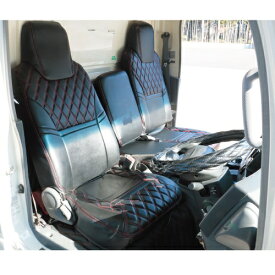 JET INOUE｜ジェット・イノウエ シートカバー COMBI いすゞ2t 　標準車用　07エルフハイキャブ/ローキャブ共用 ブラック/黒糸 595351