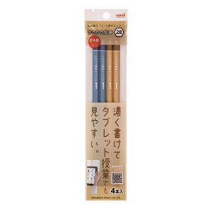 OHMbMITSUBISHI PENCIL uni(j) ^ubgƂ҂ [2B/4{] L K7084TB4P2B