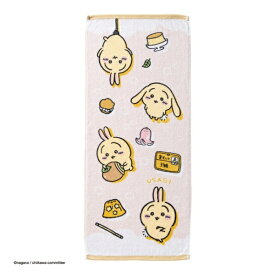 丸眞｜Marushin ちいかわ うさぎいろいろ フェイスタオル