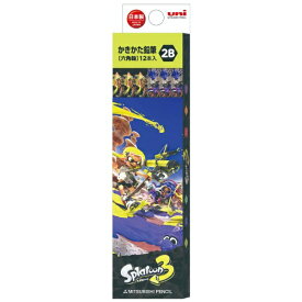 三菱鉛筆｜MITSUBISHI PENCIL uni Palette(ユニパレット) スプラトゥーン3 かきかた鉛筆 [2B/12本（1ダース）] K56412B