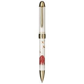 セーラー万年筆｜THE SAILOR PEN 優美蒔絵[富士] 複合筆記具(2色BP+SP) ホワイト 16-0352-210