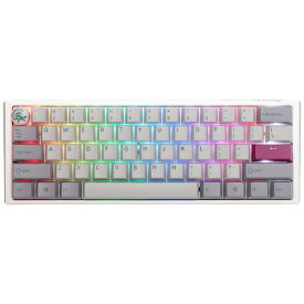 DUCKY｜ダッキー ゲーミングキーボード One 3 Mini 60%(Cherry RGB シルバー軸・英語配列) Mist dk-one3-mist-rgb-mini-silver [有線 /USB]