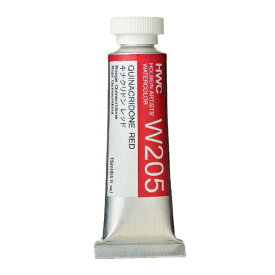 ホルベイン工業 透明水彩絵具 15ml(5号) W205 キナクリドン レッド 3205