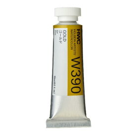 ホルベイン工業 透明水彩絵具 15ml(5号) W390 ゴールド 3390