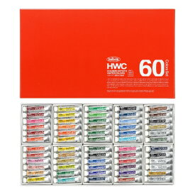 ホルベイン工業｜HOLBEIN WORKS 透明水彩絵具 5ml(2号) W411 60色セット 3411