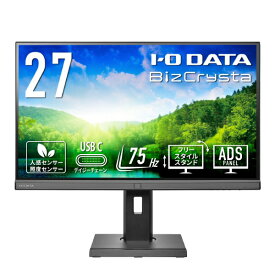 I-O DATA｜アイ・オー・データ USB-C接続 PCモニター フリースタイルスタンド＆USB-C「BizCrysta」 ブラック LCD-BCQ271DB-F [27型 /WQHD(2560×1440） /ワイド /75Hz]