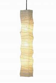 林工芸 林工芸 楮粕入紙提灯 スリム シリーズ (□20×H117cm) PL-75 [4.5畳 /電球色 /E26]
