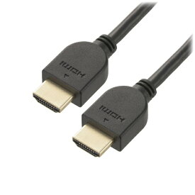 オーム電機｜OHM ELECTRIC 1m HDMIケーブル VIS-C10HDS-K [1m /HDMI⇔HDMI /スリムタイプ /イーサネット対応]