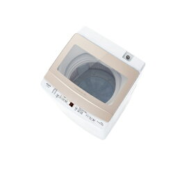 【無料延長保証「自然故障プラン」】 AQUA｜アクア 全自動洗濯機 ピンクゴールド AQW-S7PBK(P) [洗濯7.0kg /簡易乾燥(送風機能) /上開き]