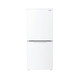 シャープ｜SHARP 冷蔵庫 マットホワイト SJ-D15K-W [幅49.5cm /152L /2ドア /右開き/左開き付け替えタイプ /2023年]