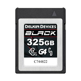 デルキンデバイス｜DELKIN DEVICES BLACKシリーズ CFexpress Type B G4カード 325GB (最低持続書込速度 1450MB/s) DELKIN DEVICES DCFXBB325