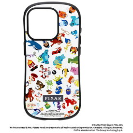 HAMEE｜ハミィ ［iPhone 15専用］ディズニー/ピクサーキャラクター iFace First Classケース iFace ピクサー総柄/ホワイト 41-965405