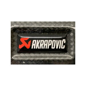 �A�N���|�r�b�`�bAKRAPOVIC �|���X�e�b�J�[ �J�[�{���q�[�g�K�[�h�p �T�C�Y:28x11mm P-CST3POFILL