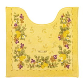オカ｜Oka トイレマット [58x60cm、首下43cm] プロヴァンス シエル イエロー