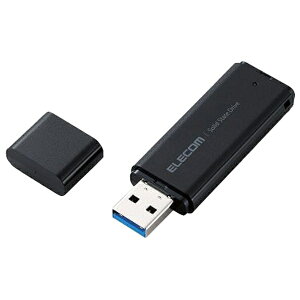ELECOMbGR ESD-EYB0500GBK OtSSD USB-Aڑ PS5/PS4A^Ή(Mac/Windows11Ή) ubN [500GB /|[^u^]