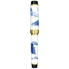 セーラー萬年筆｜THE SAILOR PEN 有田焼万年筆(香蘭社製) 中字(M) 染山水 10-1581-400