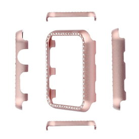 GAACAL｜ガーカル Apple Watch（アップルウォッチ）Series 7〜9/45mm メタリックスワロフスキーフレーム GAACAL（ガーカル） ピンク W00290P6