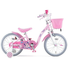 アイデス｜ides 16型 子供用自転車 ミニーマウス・ポルカドット S 16 Minnie Mouse Polka Dot S 16(ポルカドット/シングルシフト)【キャンセル・返品不可】 【代金引換配送不可】