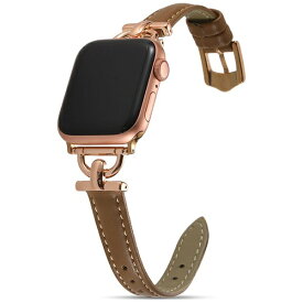 GAACAL｜ガーカル APPLE WATCH 1-11/SE1-3/ULTRA1-3 42(1-3)/44/45/46/49MM ｢大人な知的感｣異素材PUレザーバンド GAACAL ブラウン GAACAL（ガーカル） ブラウン W00230BRB
